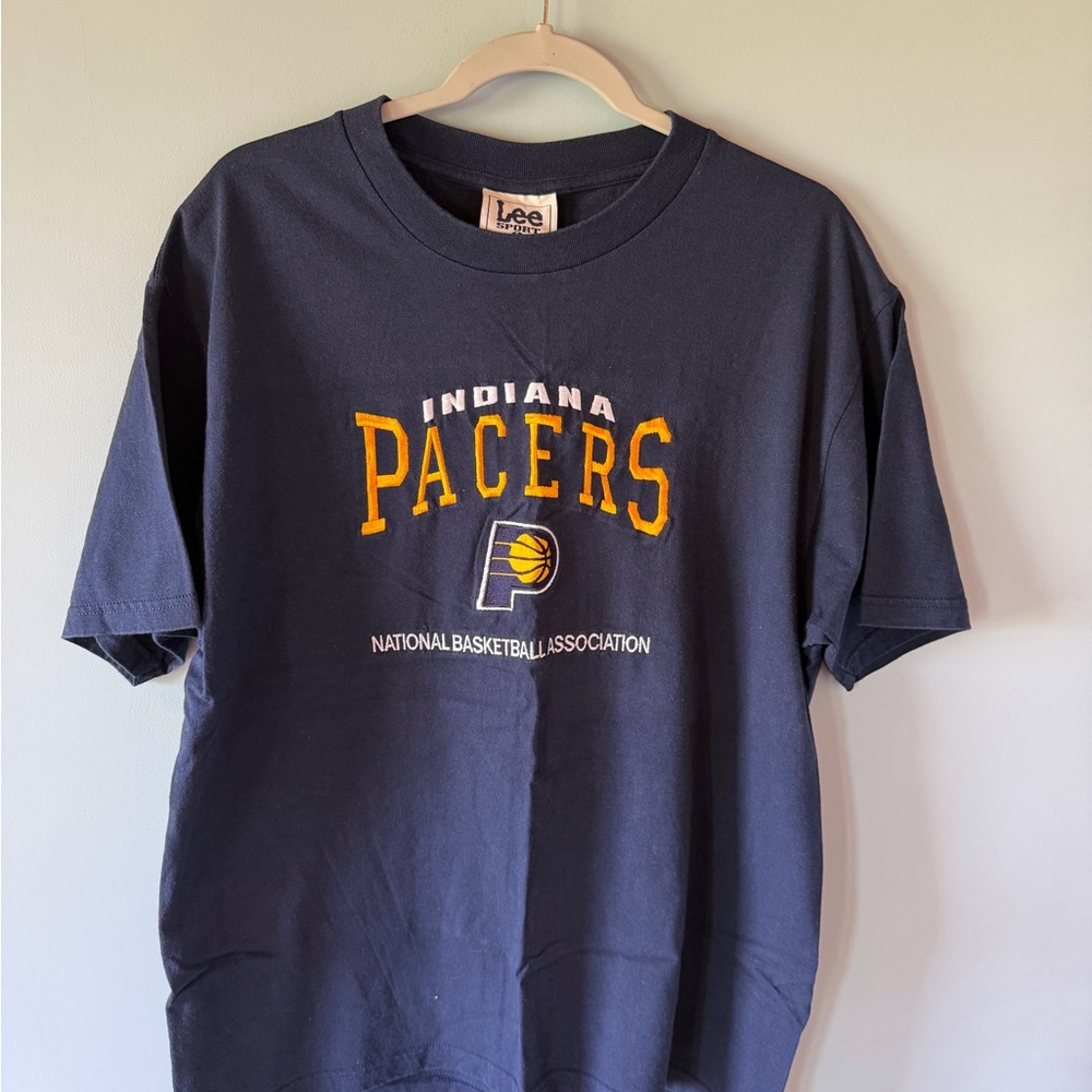 Lee Navy Indiana Pacers Tee